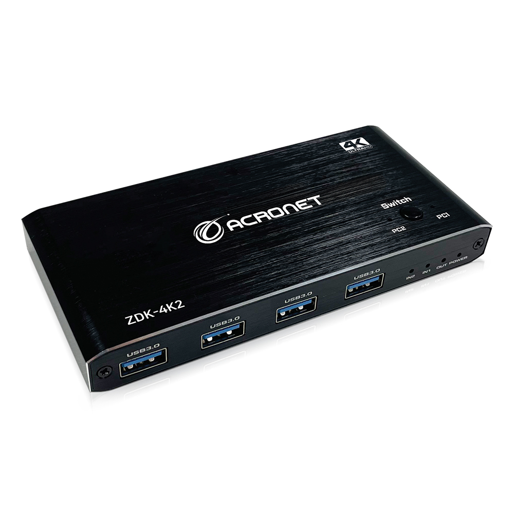 아크로넷 ZDK-4K2 2:1 HDMI KVM스위치 - 메인 이미지