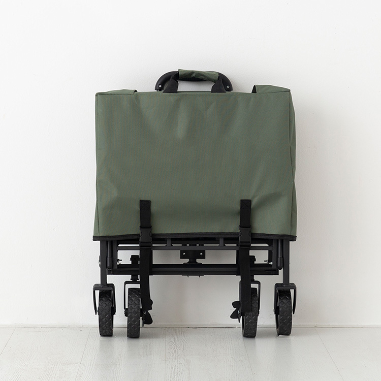 캠폴 캠핑 접이식웨건 중형 5인치 블랙 7060.8531