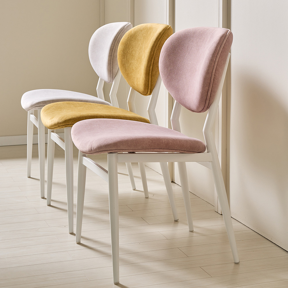 스코나 플로스 조야 아쿠아텍스 패브릭 식탁의자 카페체어