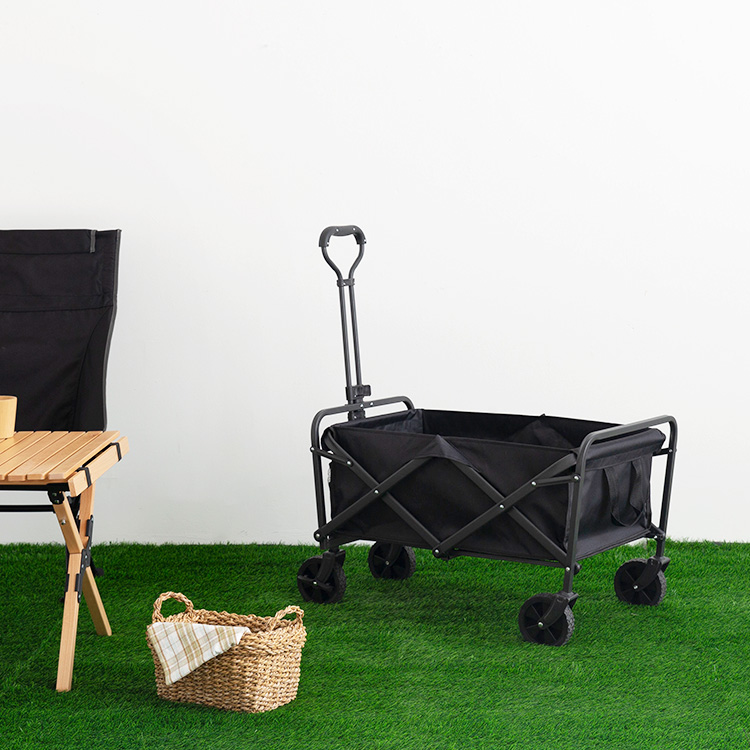 캠폴 캠핑 접이식웨건 중형 5인치 블랙 7060.8531