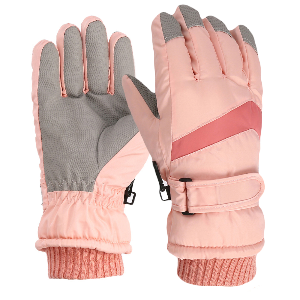 키즈 유아 아동 어린이 여아 남아 초등 학생 주니어 겨울 방한 패딩 손가락 스키 장갑