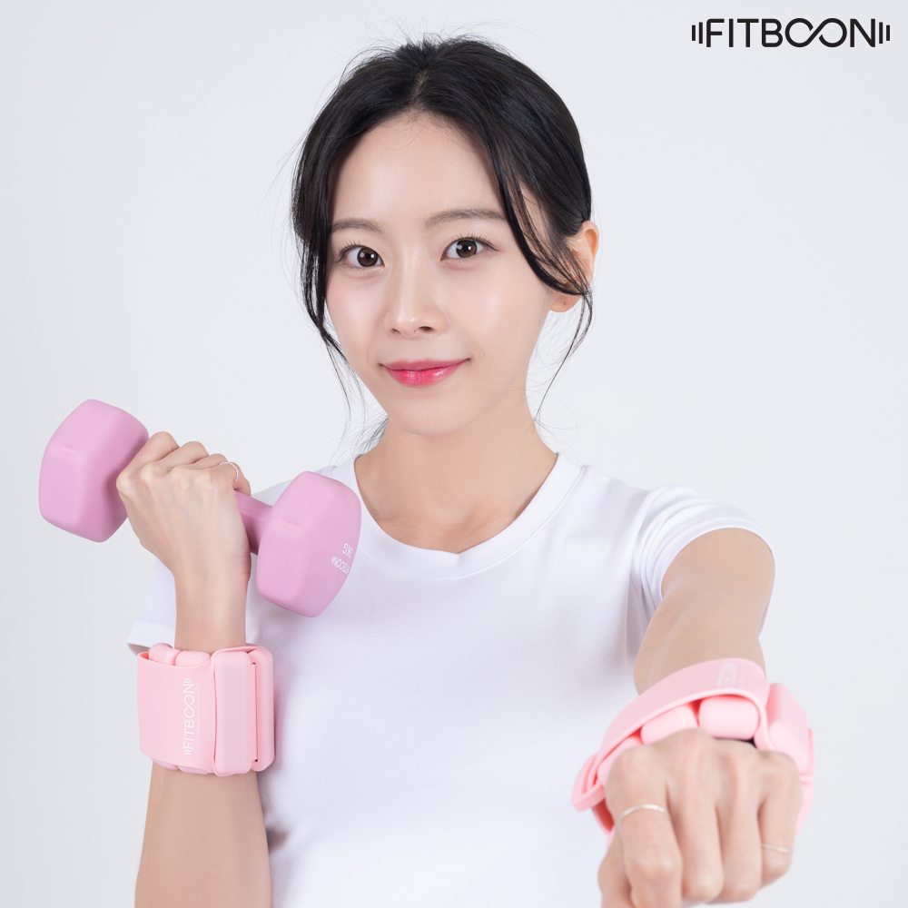 핏분 무게조절 중량밴드 500g 2개 모래주머니 반영구 벨크로 발목 손목 아대 밴드 아령 - 상세 이미지 4