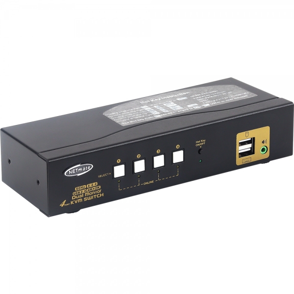 강원전자 넷메이트 듀얼 4K 60Hz HDMI KVM 4:1 스위치(USB) NM-HKD04D - 상세 이미지 2