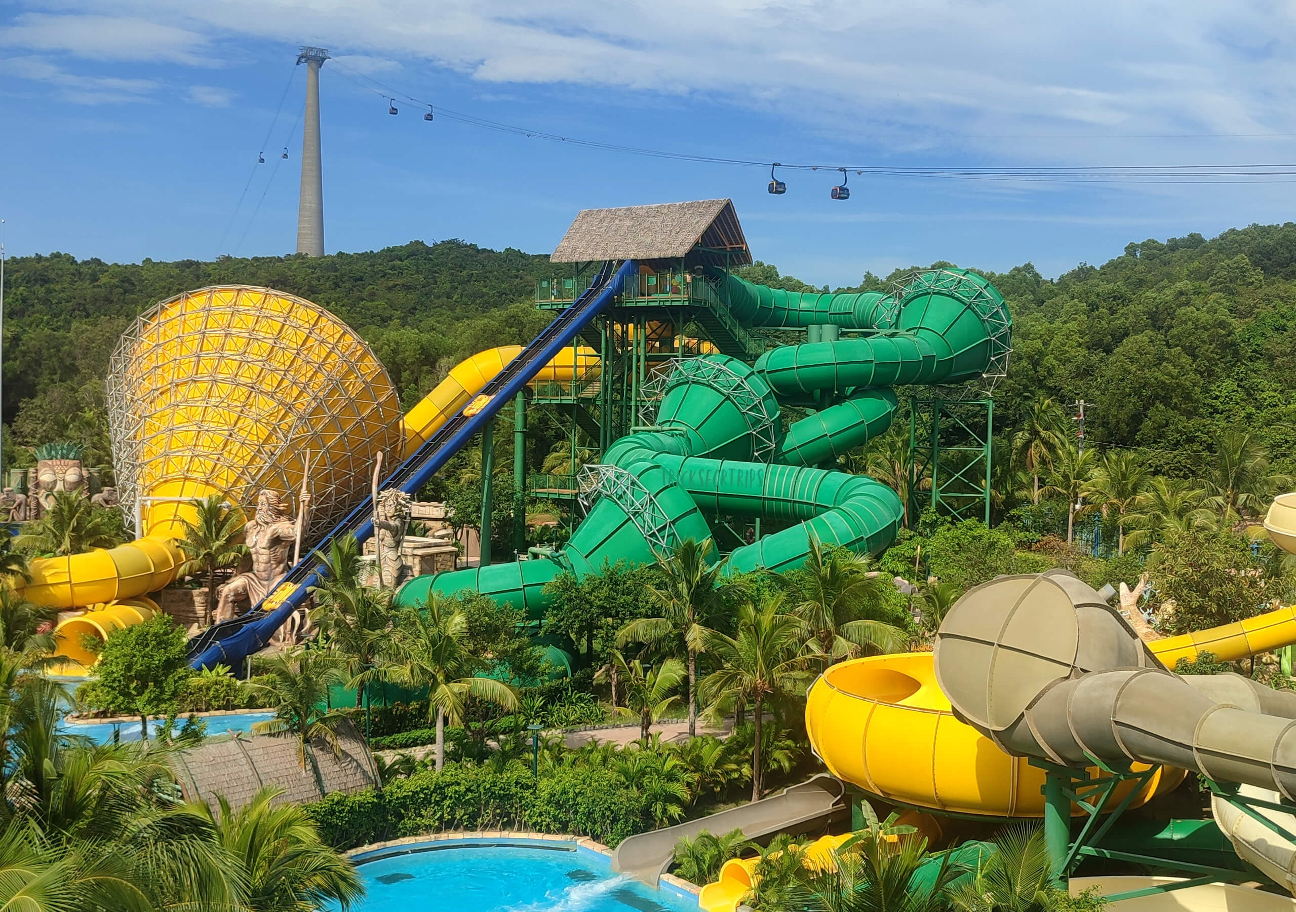 푸꾸옥 호핑투어 존스투어 스피드보트 스노쿨링 케이블카 투어 (Cablecar Trip)