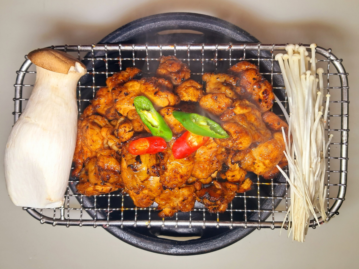 닭특수부위 캠핑음식 연골구이 목살구이 밀키트후기