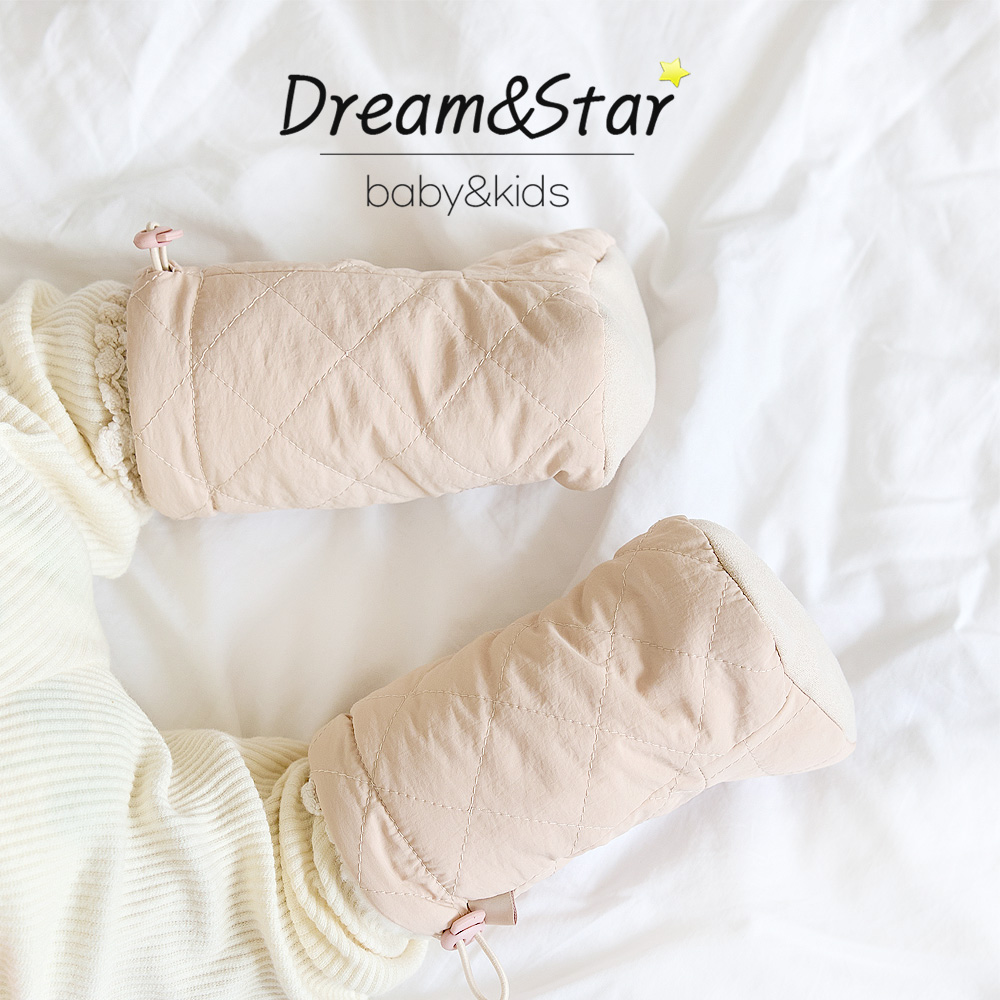 꿈과별 스타누빔 패딩 풋워머 아기겨울덧신 털신 아기발싸개