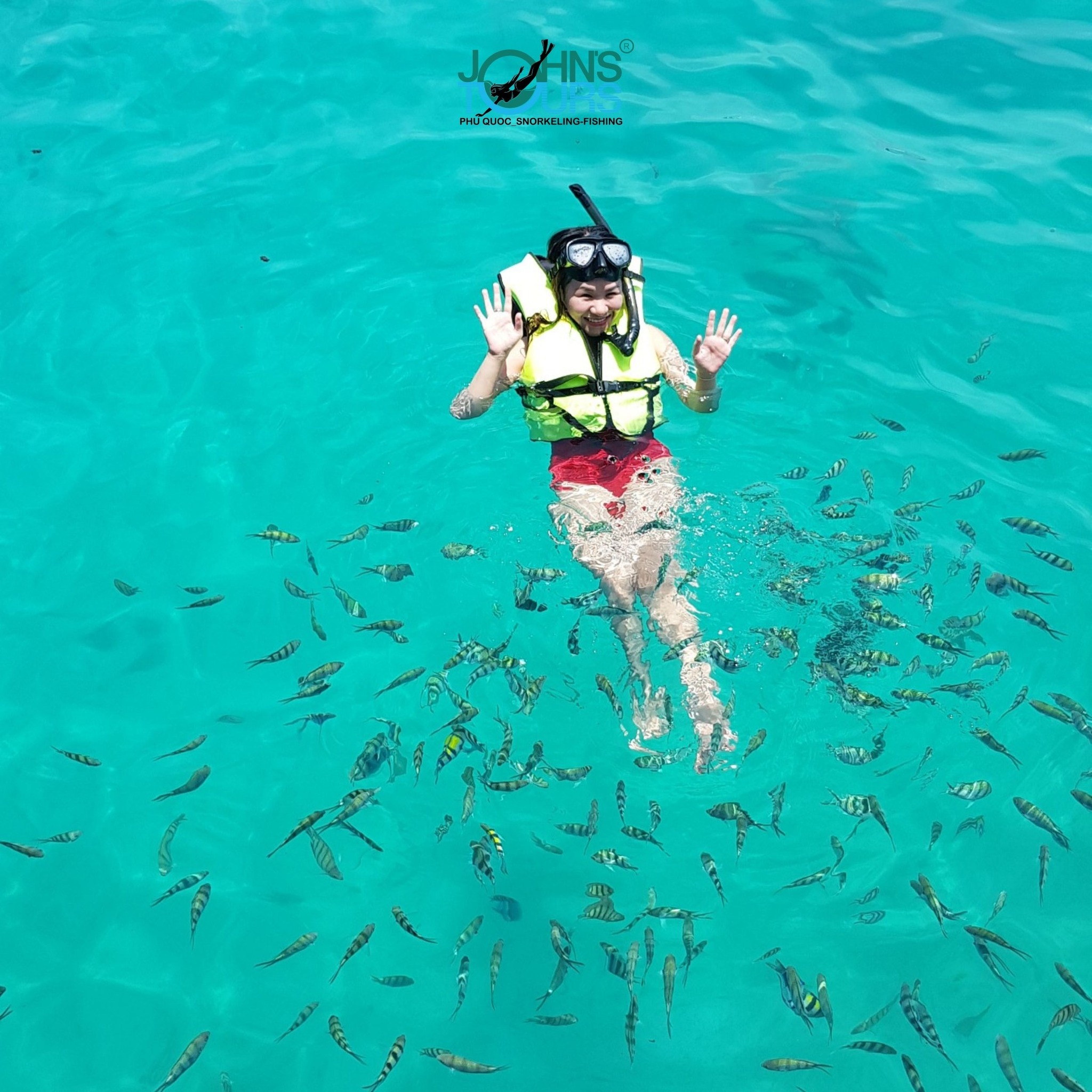 푸꾸옥 호핑투어 존스투어 3섬 스피드보트 스노쿨링 투어 (Cano Trip)