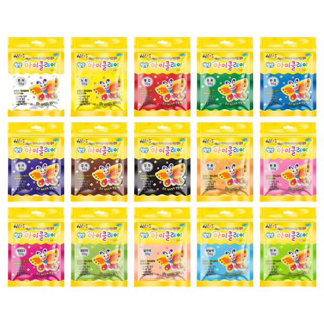 아이클레이 50g 빨강색 클레이 놀이 - 상품 이미지