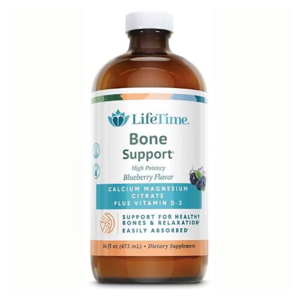 라이프타임 본서포트 칼슘 마그네슘 시트레이트 비타민D3 블루베리 473ml 16fl oz