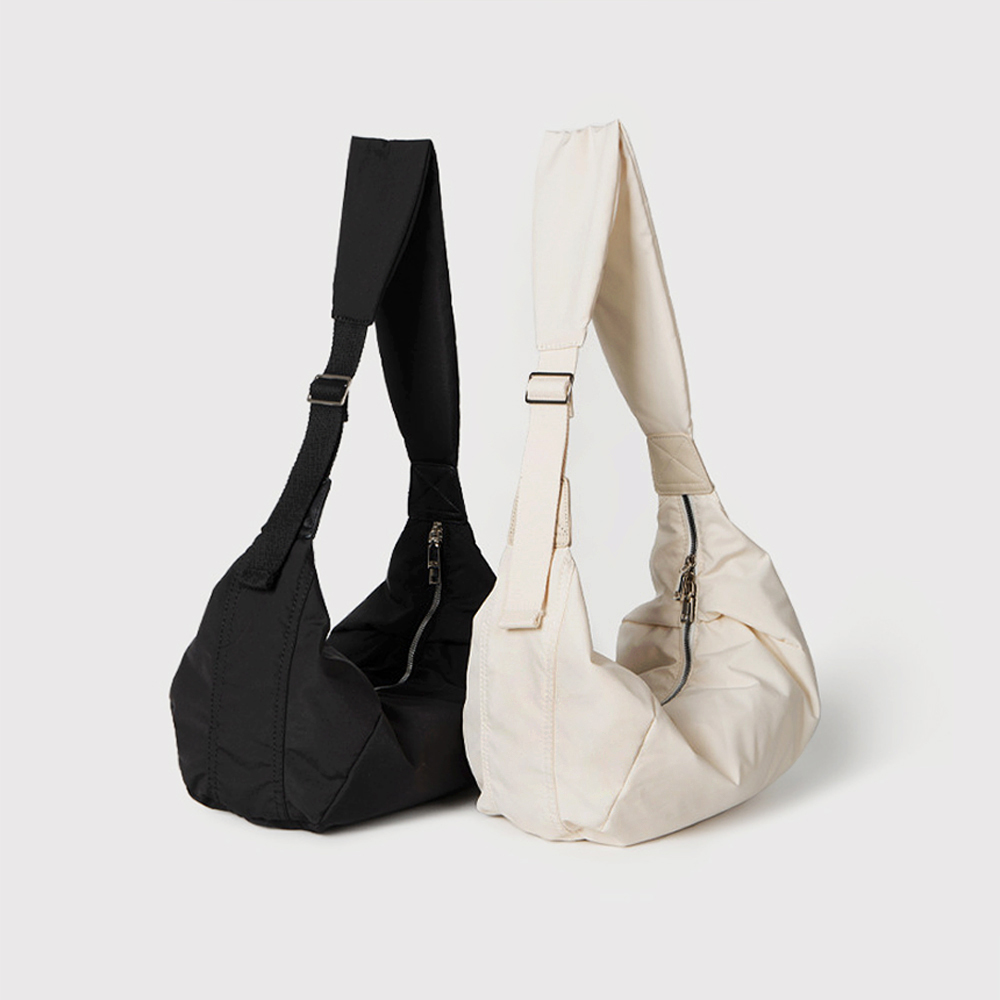 크로와상백 반달 여행용 크로스백 보부상 가벼운 나일론 해외 여행 가방