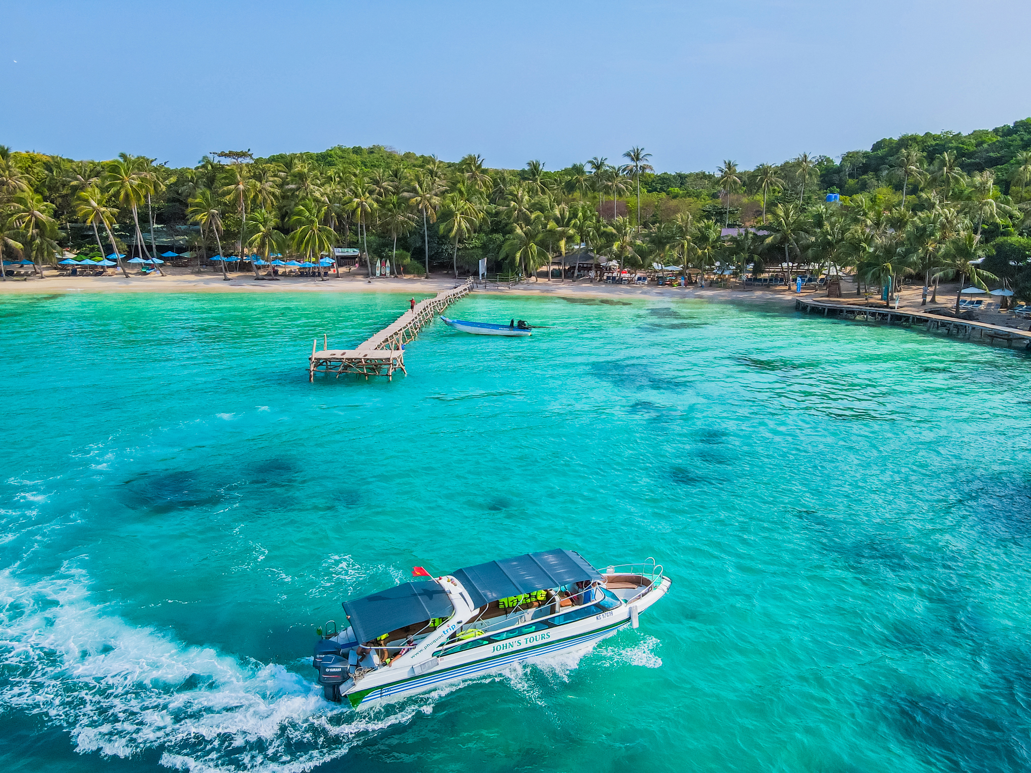 푸꾸옥 호핑투어 존스투어 3섬 스피드보트 스노쿨링 투어 (Cano Trip)