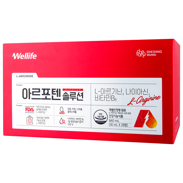 대상 대상웰라이프 아르포텐 솔루션 30ml x 28개입 : 페퍼파우더