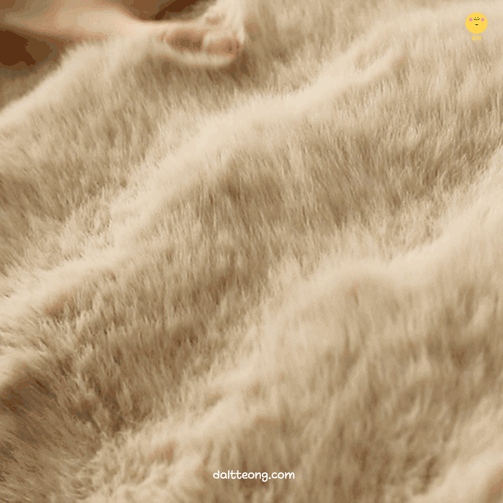 달떵 겨울 극세사 크림버블 퍼 쇼파 커버 패드 매트 러그 밍크 덮개 깔개 120x90