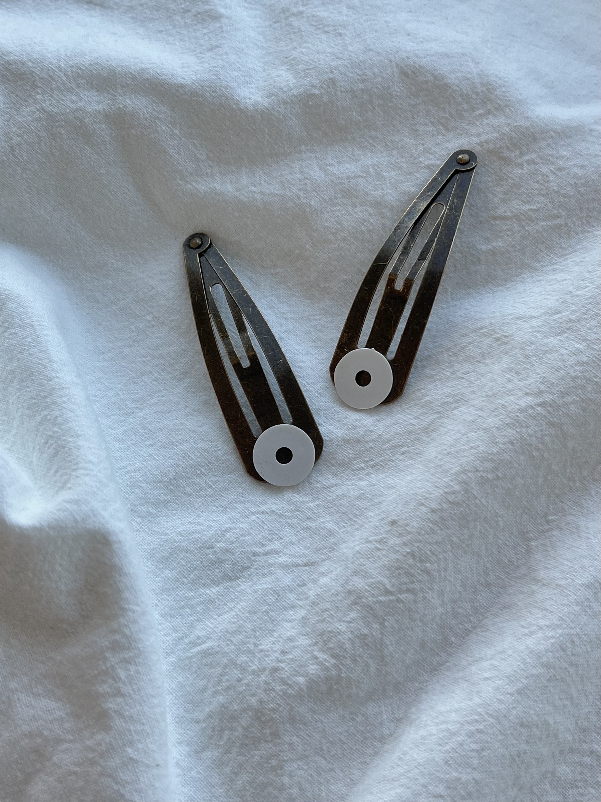 (10개) 5cm 6cm 버니쉬 단추 똑딱핀 부자재 머리핀 악세서리 재료 B00000001 이미지 2