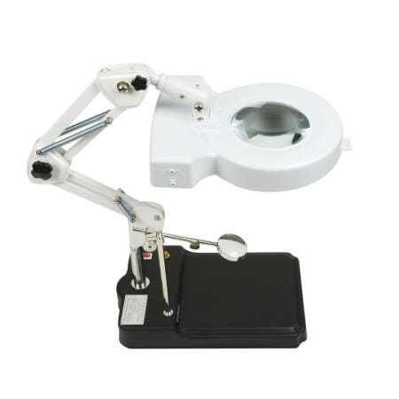 한도 조명 확대경 K-SKKB-8-13X 8/13배율 스탠드형