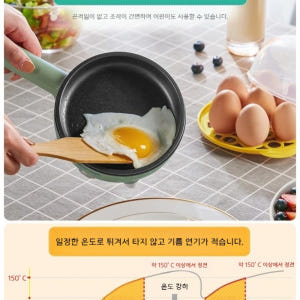 미니전기후라이팬 소형 전기후라이팬 1인용 미니전기팬 에그팬 전기팬 개봉기 | 실사용 후기 - 상품 이미지 4