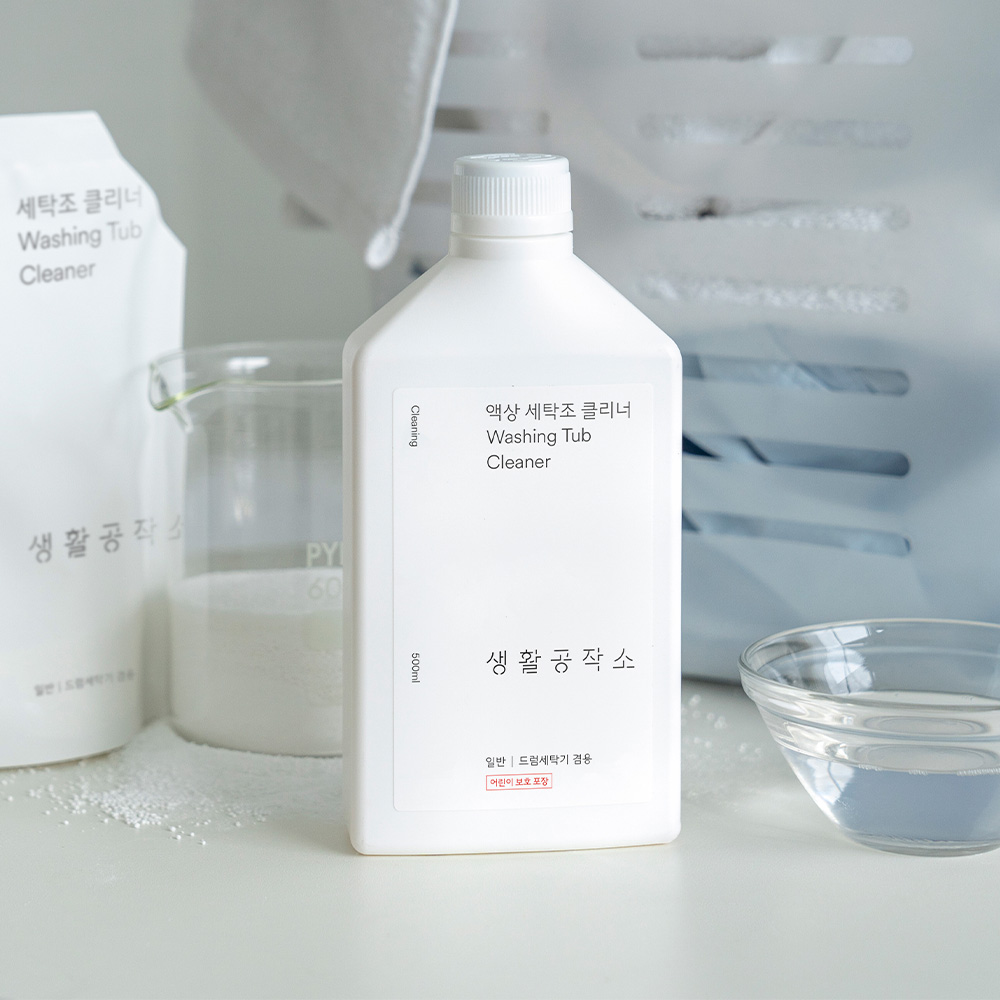 생활공작소 액상형 세탁조크리너 500ml 5개 제품 이미지