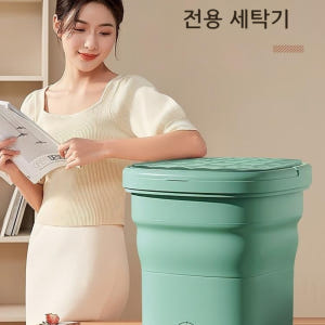 접이식세탁기 소형 세탁기 양말 미니세탁기 속옷 가정용 개봉기 | 실사용 후기 - 상품 이미지 3