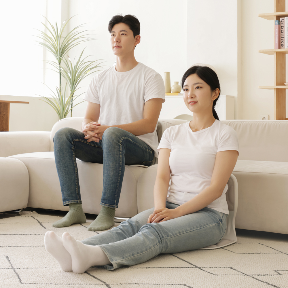 보네드 좌식의자 바른 자세 교정의자 슬림형 커브 허리 척추 골반 보호 디스크 의자