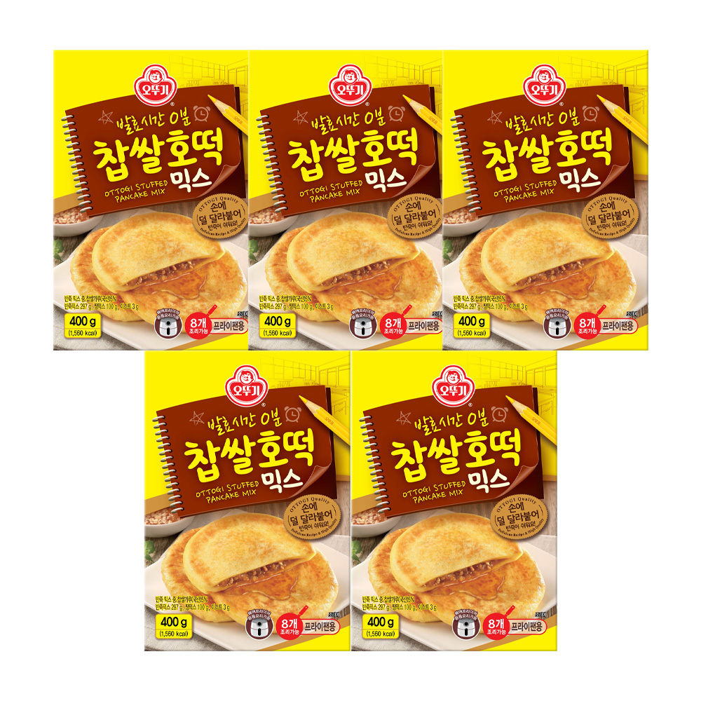 오뚜기 찹쌀호떡믹스 400g 5개 - 메인 이미지