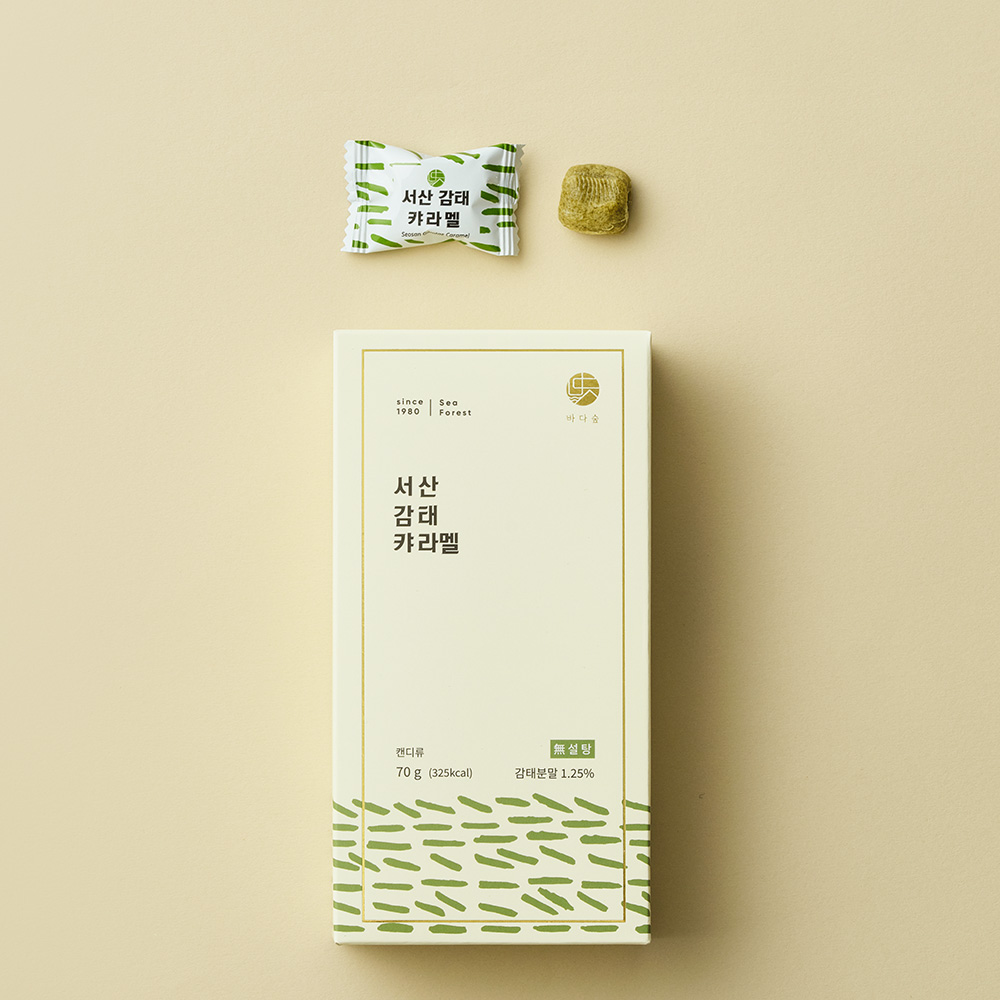 서산 감태 캬라멜, 국내산쌀로만든 조청 자연산감태 캬라멜(20개입) - 상세 이미지 4