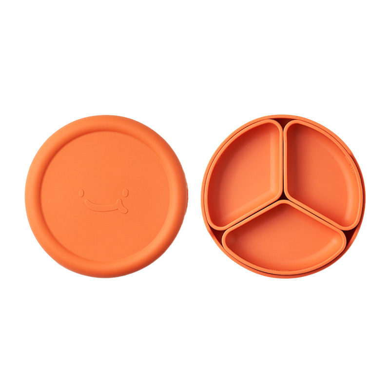 잼먹 토핑이유식 흡착식판 디바이더세트 용기 유아 아기