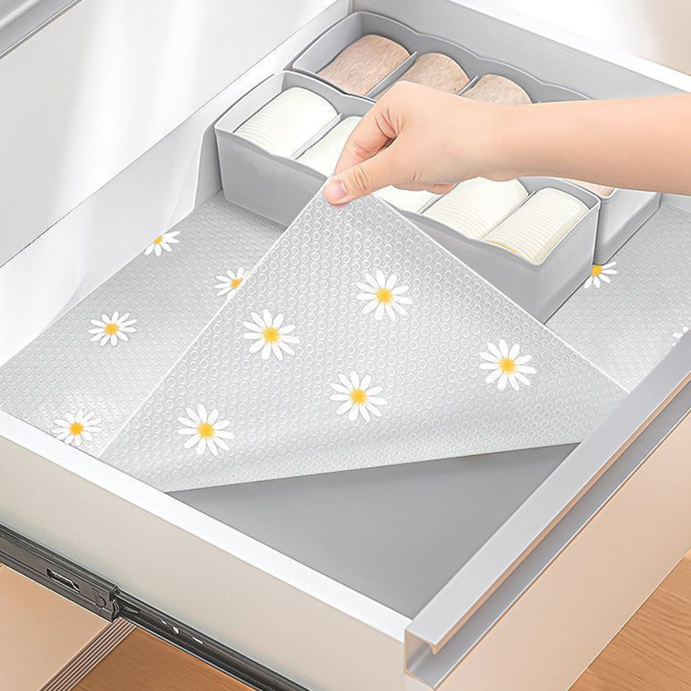데이지 오염방지 주방 싱크대 서랍 매트 시트 깔개 소형 방수 선반매트 - 메인 이미지