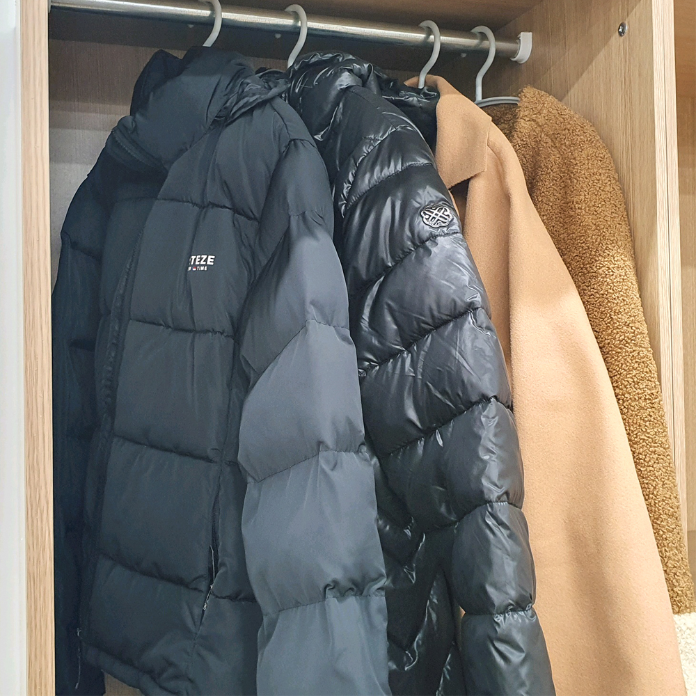 플라스틱 어깨뿔방지 논슬립 옷걸이 티셔츠 니트 옷걸이