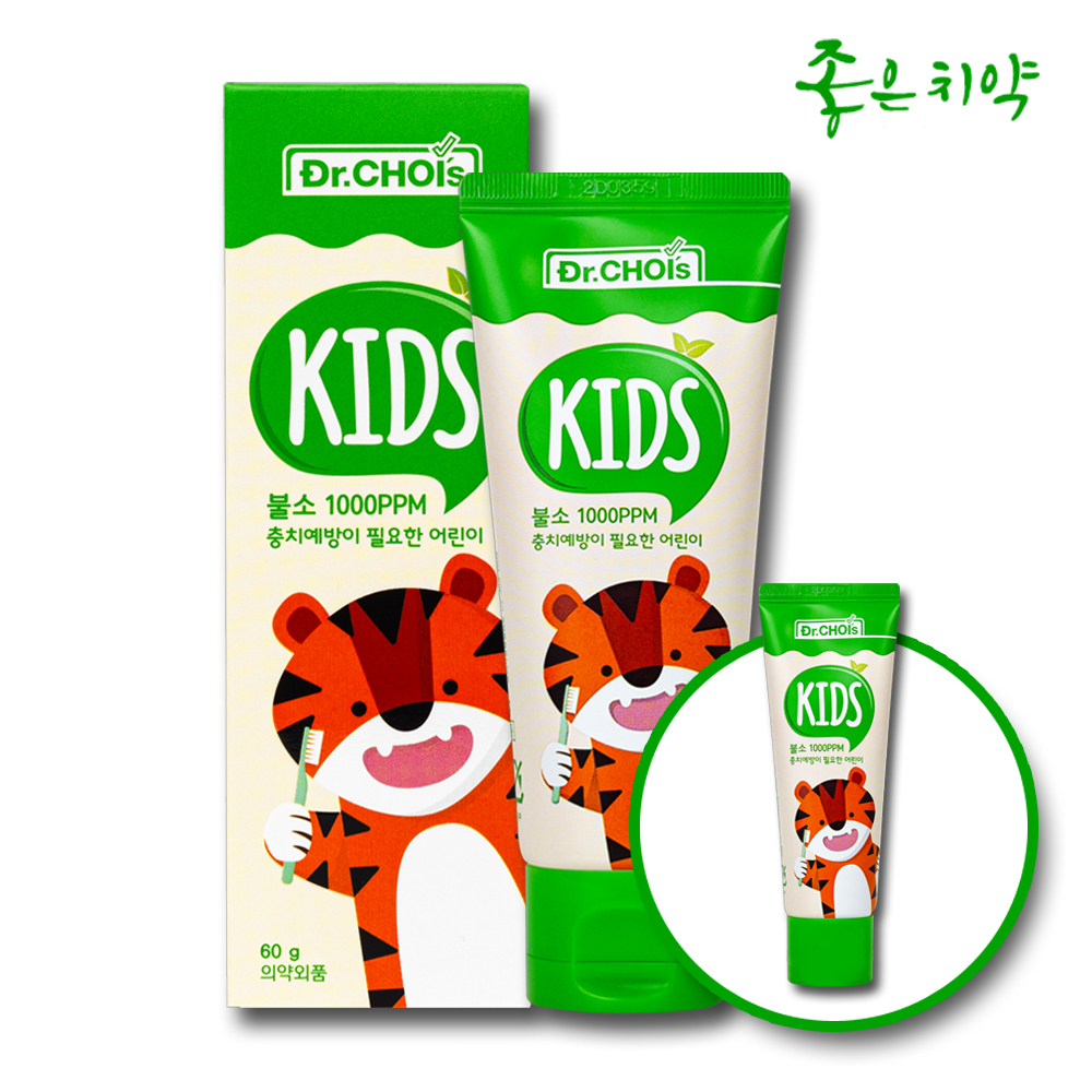 어린이 고불소 1000ppm 유아 불소 주니어 초등학생 치약 1개 - 메인 이미지
