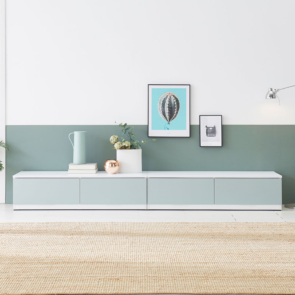 도키 TV다이 3000 낮은거실장 높은 서랍장 85인치