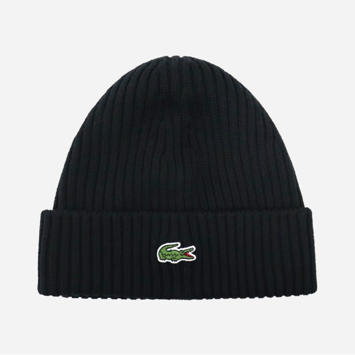 라코스테 로고 골지 울 비니