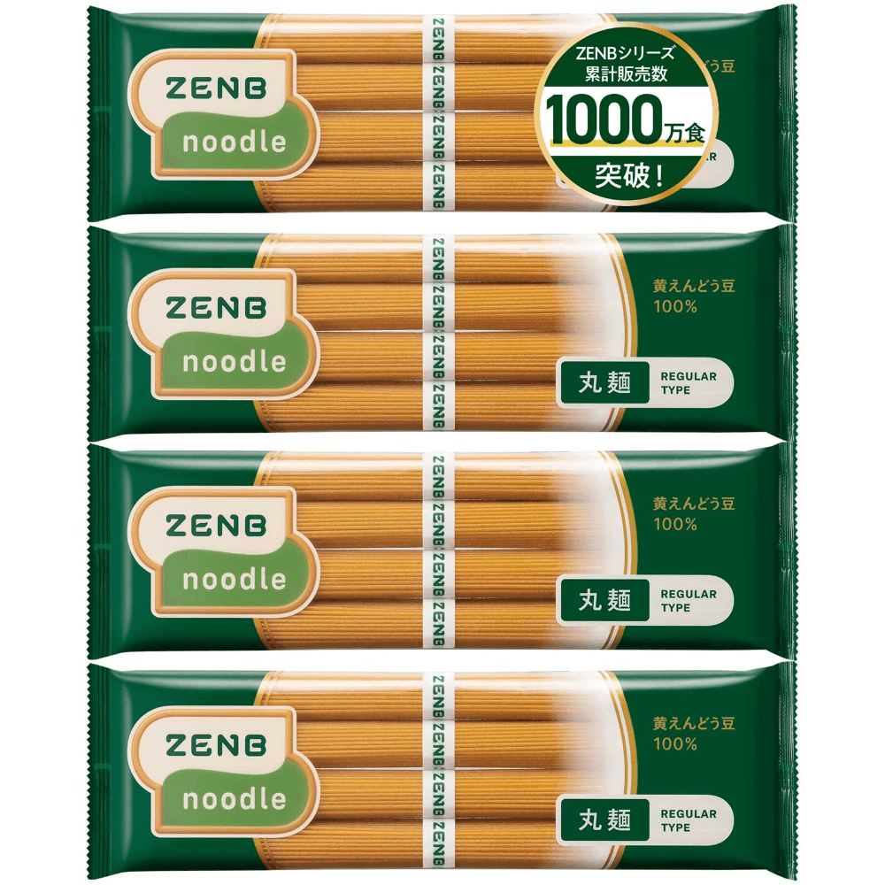 ZENB 당질오프 콩100% 글루텐프리 면 4식입 x 4개 파스타 야끼소바면 메밀 라멘 : 소레아루