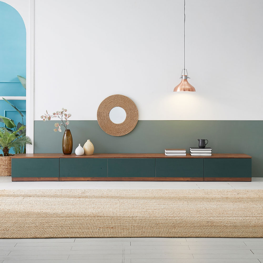 도키 TV다이 3000 낮은거실장 높은 서랍장 85인치