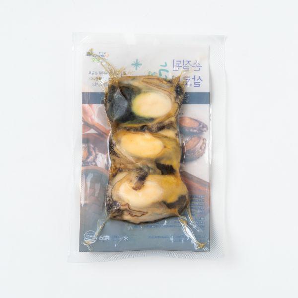 완전 손질 자숙 순살 전복 15마리 (3마리 x 5팩) 유아 전복죽 - 상세 이미지 3