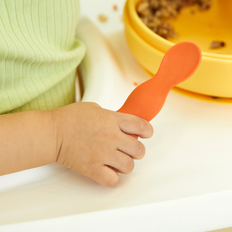 잼먹 이유식 자기주도 스푼 땅콩 아기 숟가락 수저