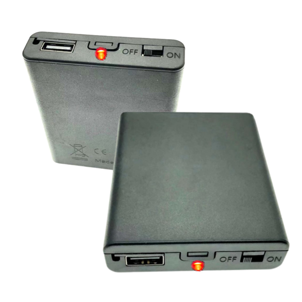 건전지 홀더 배터리 케이스 DC 5V AA 4구 USB 출력 LED 전원 파워팩