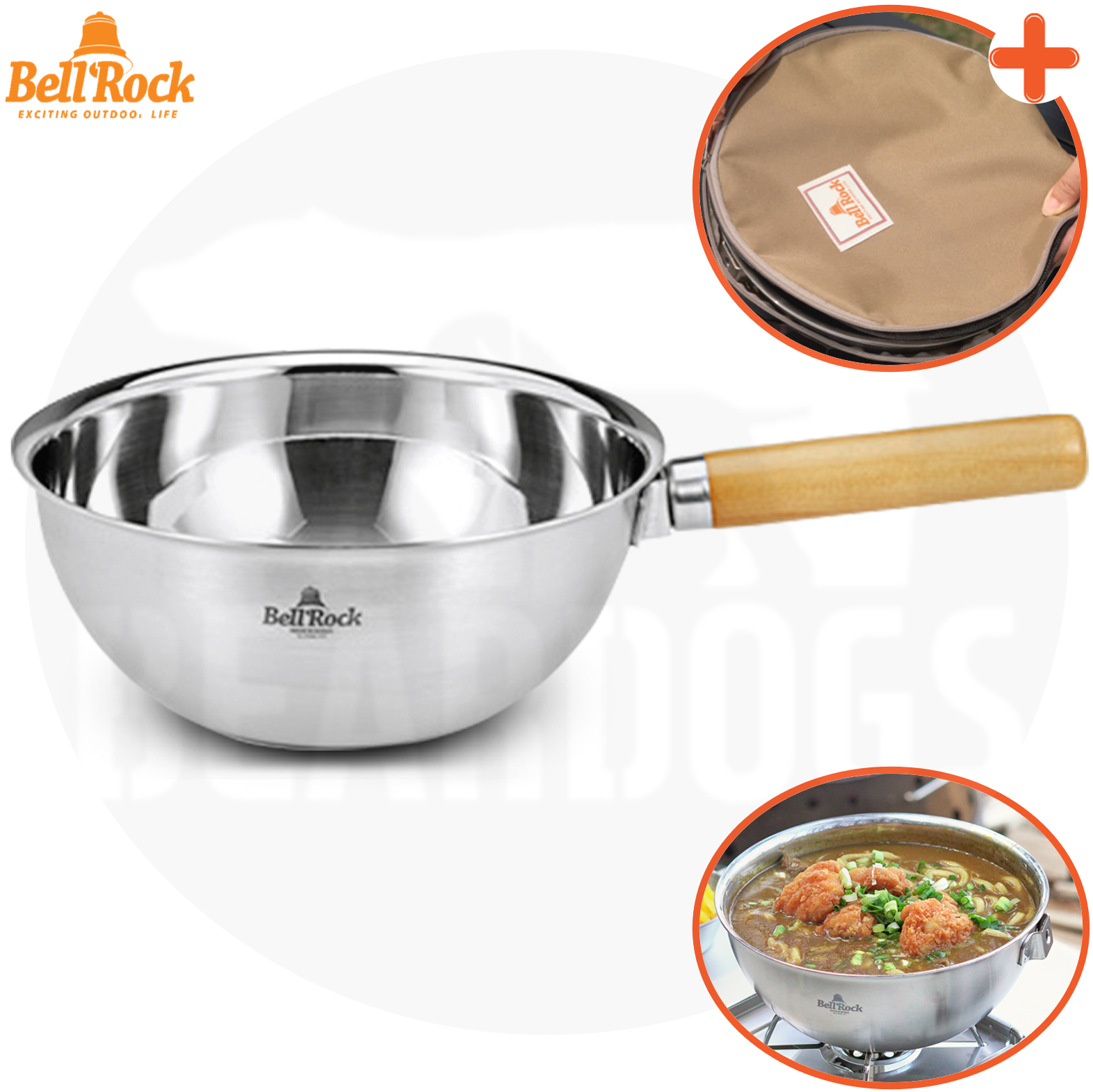 벨락 궁중팬 캠핑 웍 후라이팬 스텐 20cm