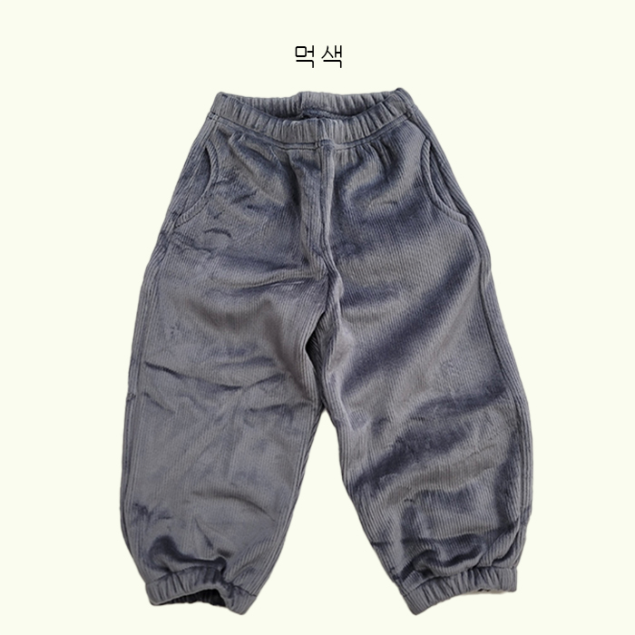 성인 벨로아 밍크 골지 바지 - 상세 이미지 5