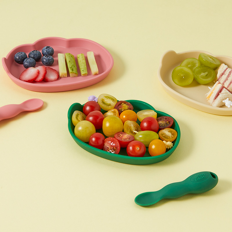 잼먹 흡착볼 토핑 이유식 용기 유아 아기 실리콘 그릇