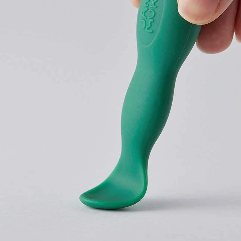 잼먹 이유식 자기주도 스푼 땅콩 아기 숟가락 수저