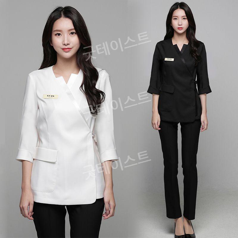 에스테틱 피부관리사 피부과 유니폼 뷰티샵 코디네이터 피부샵 - 메인 이미지