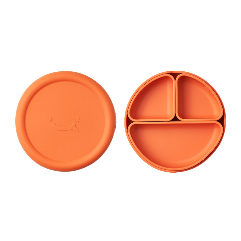 잼먹 토핑이유식 흡착식판 디바이더세트 용기 유아 아기