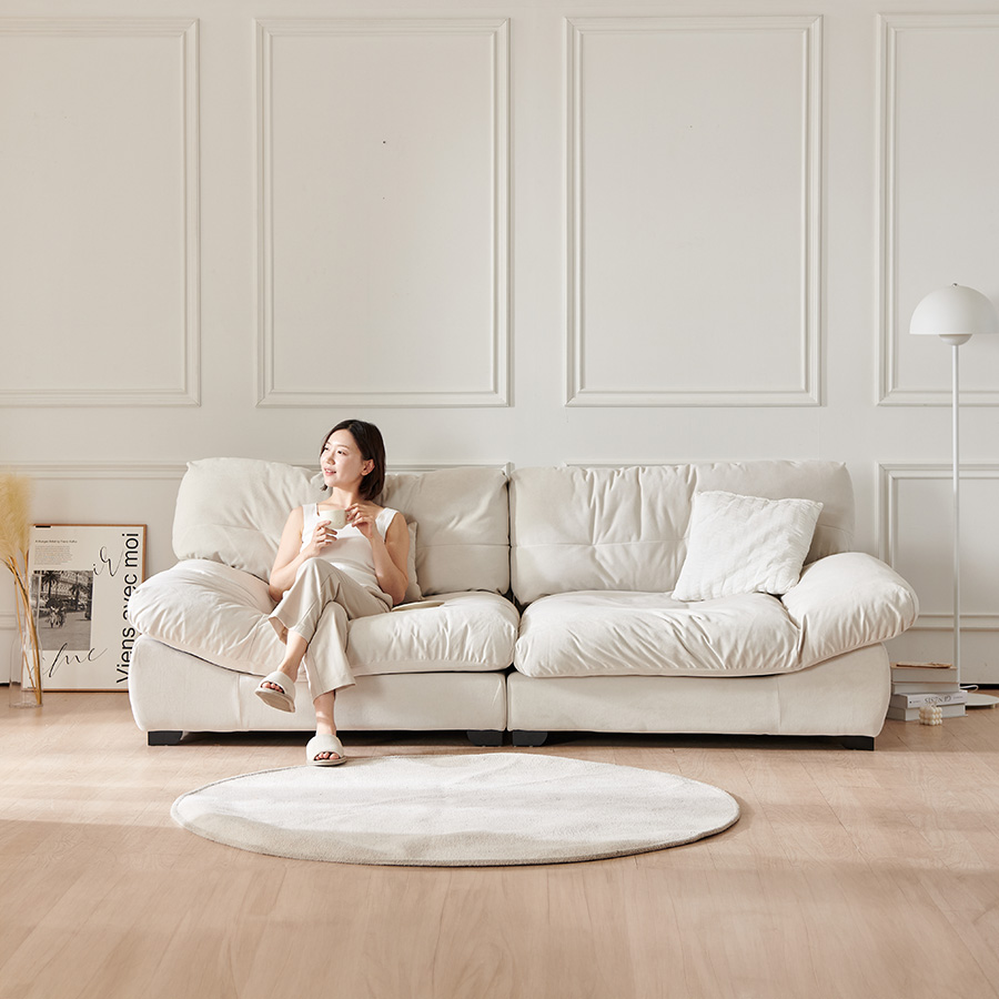 이노센트 하늘 N1 구스 패브릭 모듈 3.5인 소파 i104457