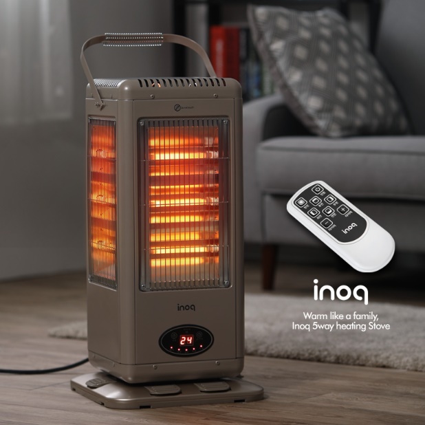 대형 5방난로 사무실 오방 난로 스토브 업소용 5면 난로