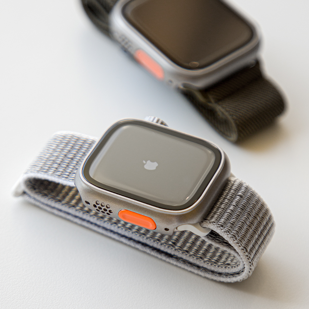 애플워치 SE3 SE2 6 호환 풀커버 강화유리 액정 보호 울트라 스타일 케이스 44mm