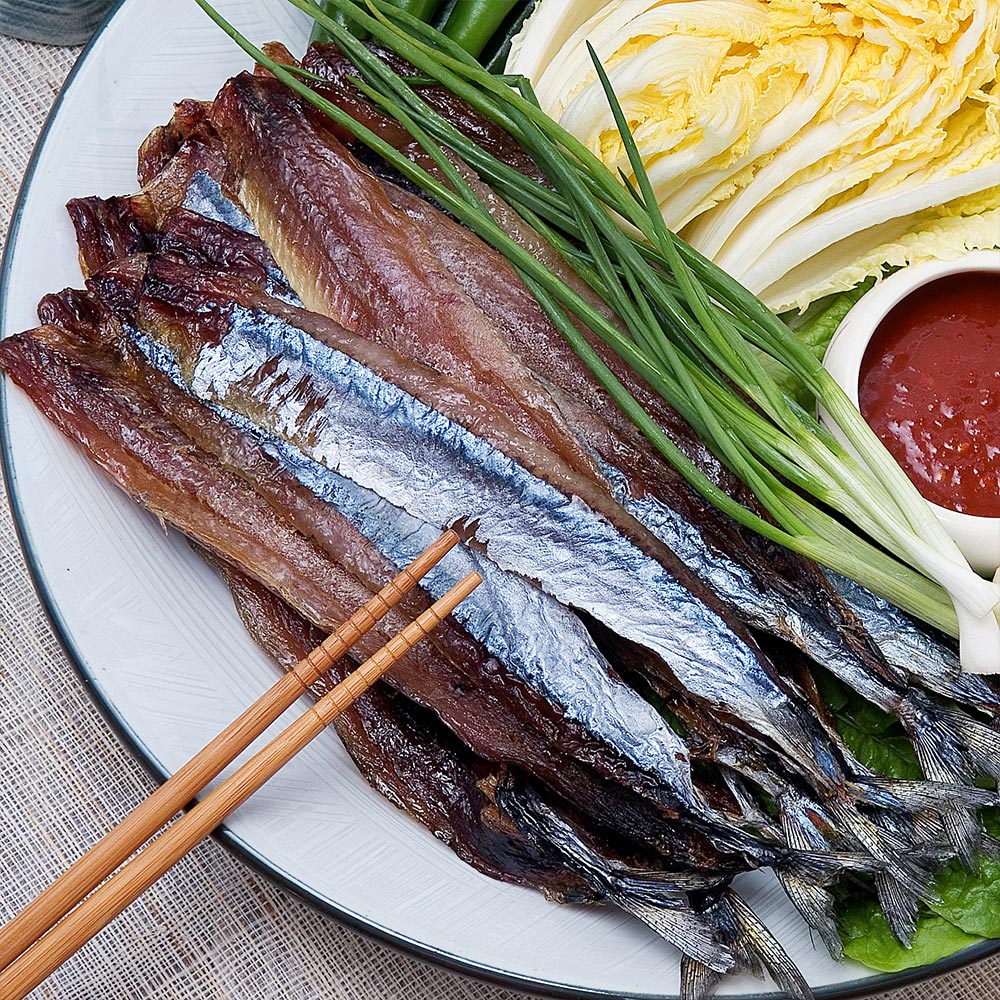 포항 구룡포 과메기 꽁치 손질 단품 야채세트 - 상세 이미지 5
