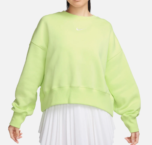 나이키 스포츠웨어 피닉스 플리스 오버사이즈 크루넥 스웻셔츠 D7 DQ5762-736