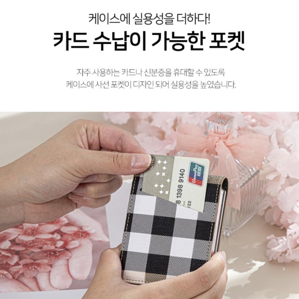 갤럭시 Z플립4 카드 케이스 로바니 베이지 - 상세 이미지 3