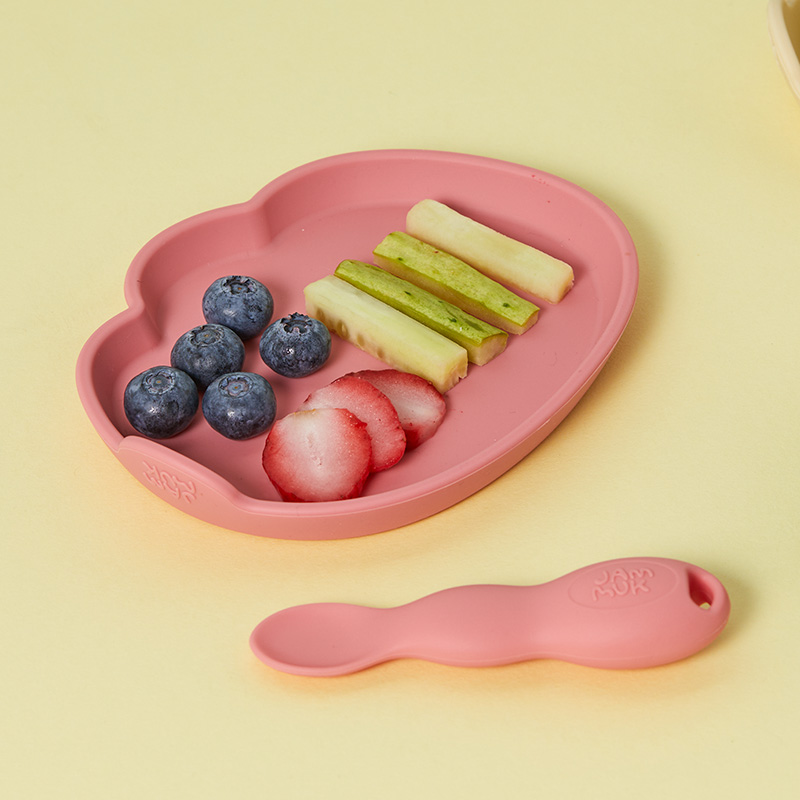 잼먹 이유식 자기주도 스푼 땅콩 아기 숟가락 수저