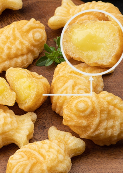 우리밀로 만든 미니붕어빵 (통팥, 슈크림) 1kg (20g×50개) - 상세 이미지 4